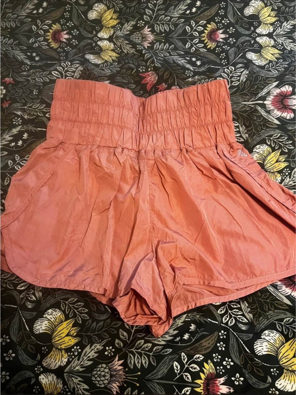 FP Movement by Free People High-Waist Smocked Shorts